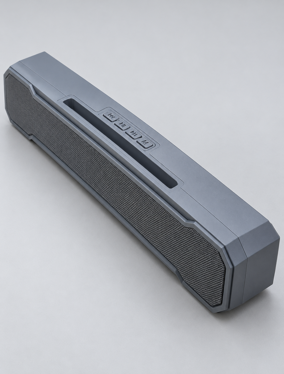 Yatay Formlu Telefon Standlı Type C Şarj Girişli Bluetooth Masaüstü Ses Sistemi