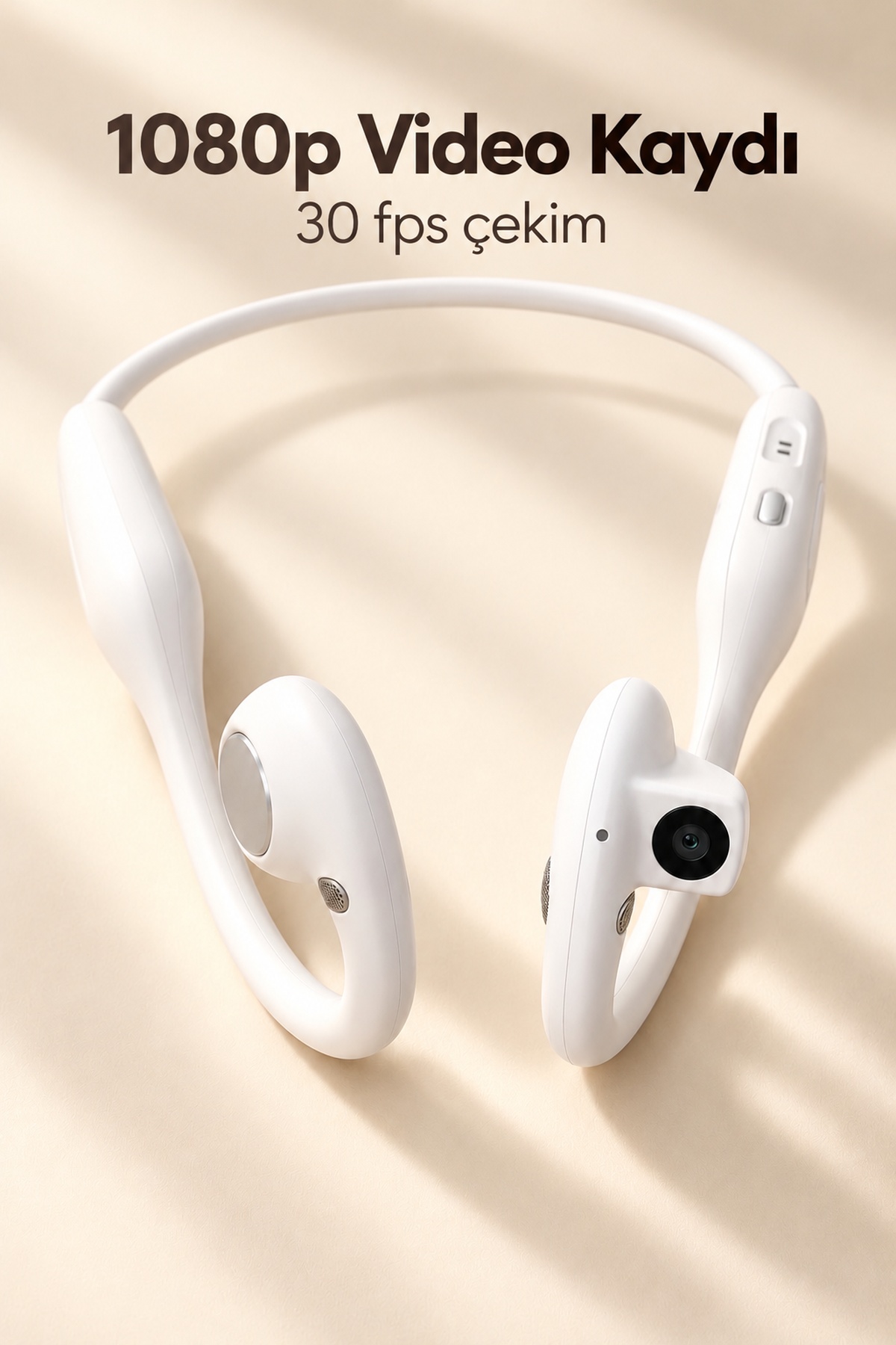 Video Kayıt Özellikli Bluetooth Kulaklık Sesli Asistan Destekli