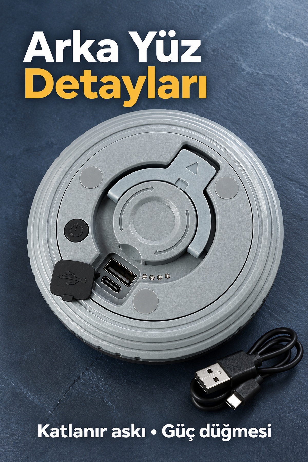 Kamp Lambası ve Şerit Işık USB Çıkışlı