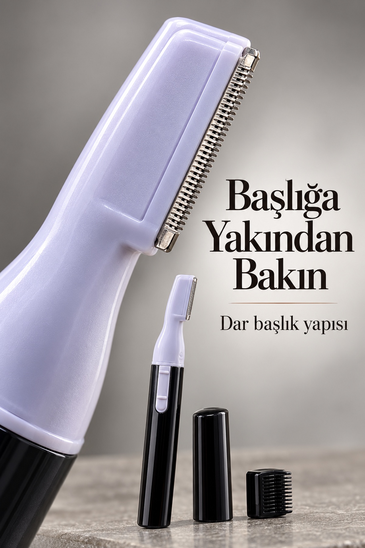 Sakal Bıyık ve Kaş Düzeltici Kapaklı ve Taraklı