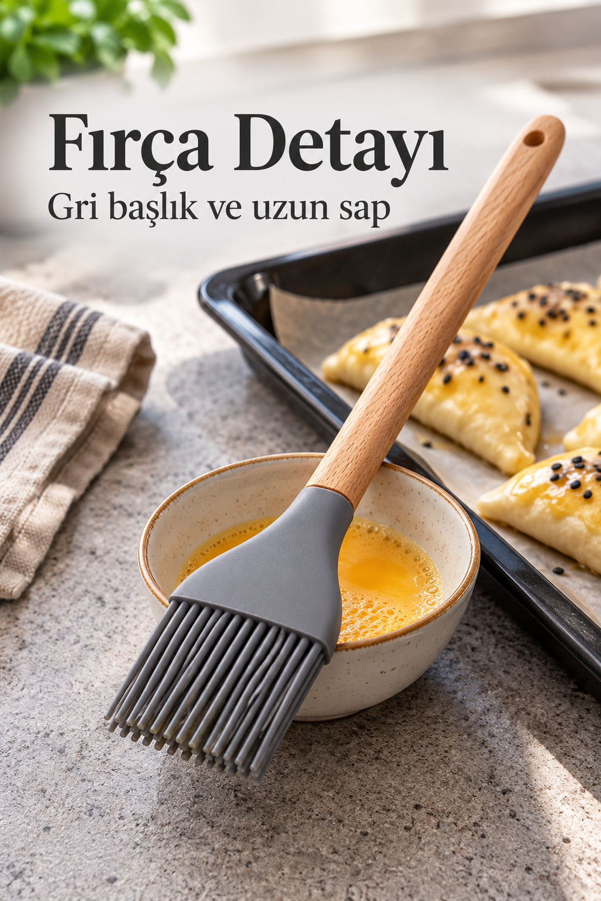 Mutfak Spatula Seti Farklı Biçimlerde Renkli Başlıklar