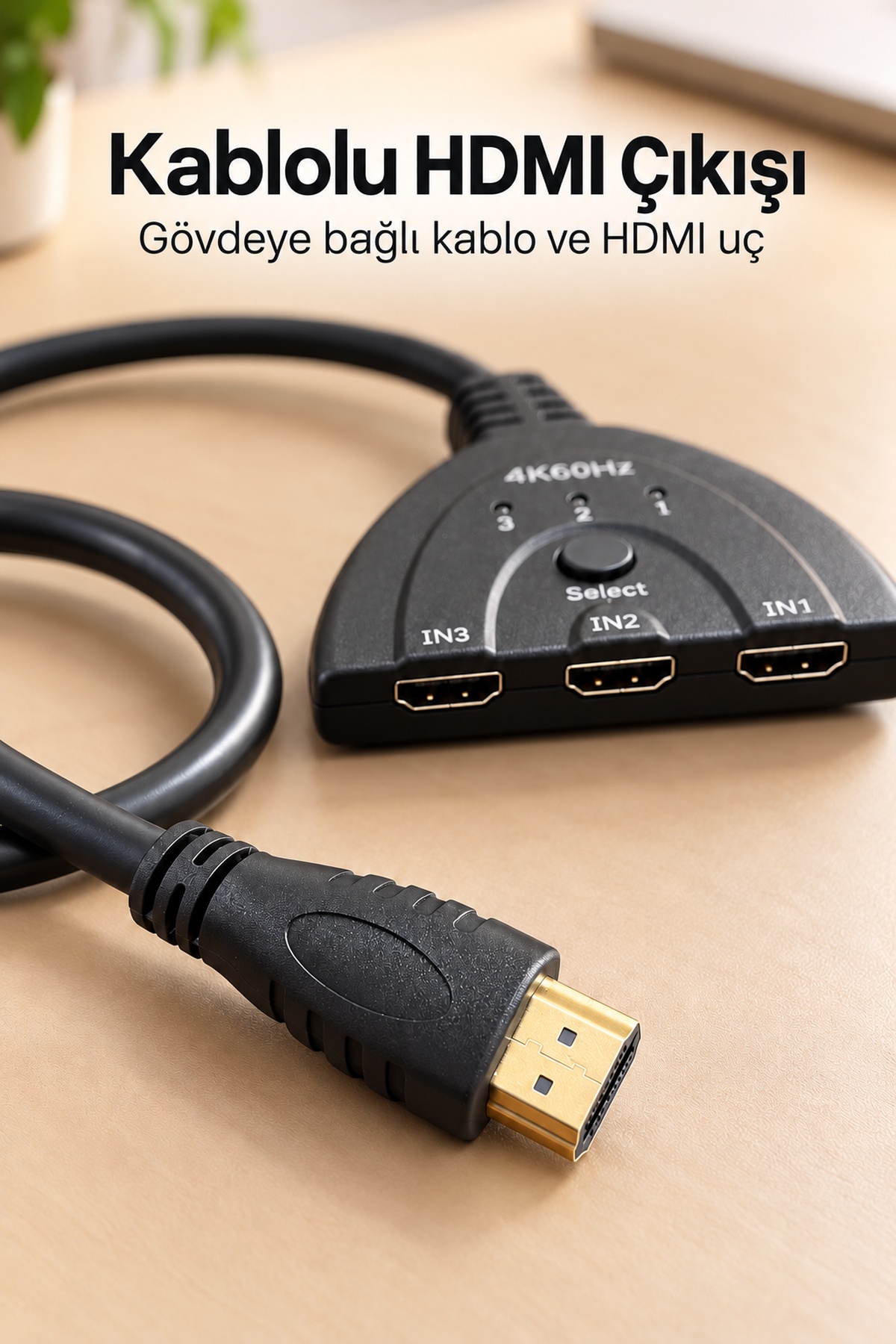 HDMI Switch 2.0 ve 3D Format Destekli