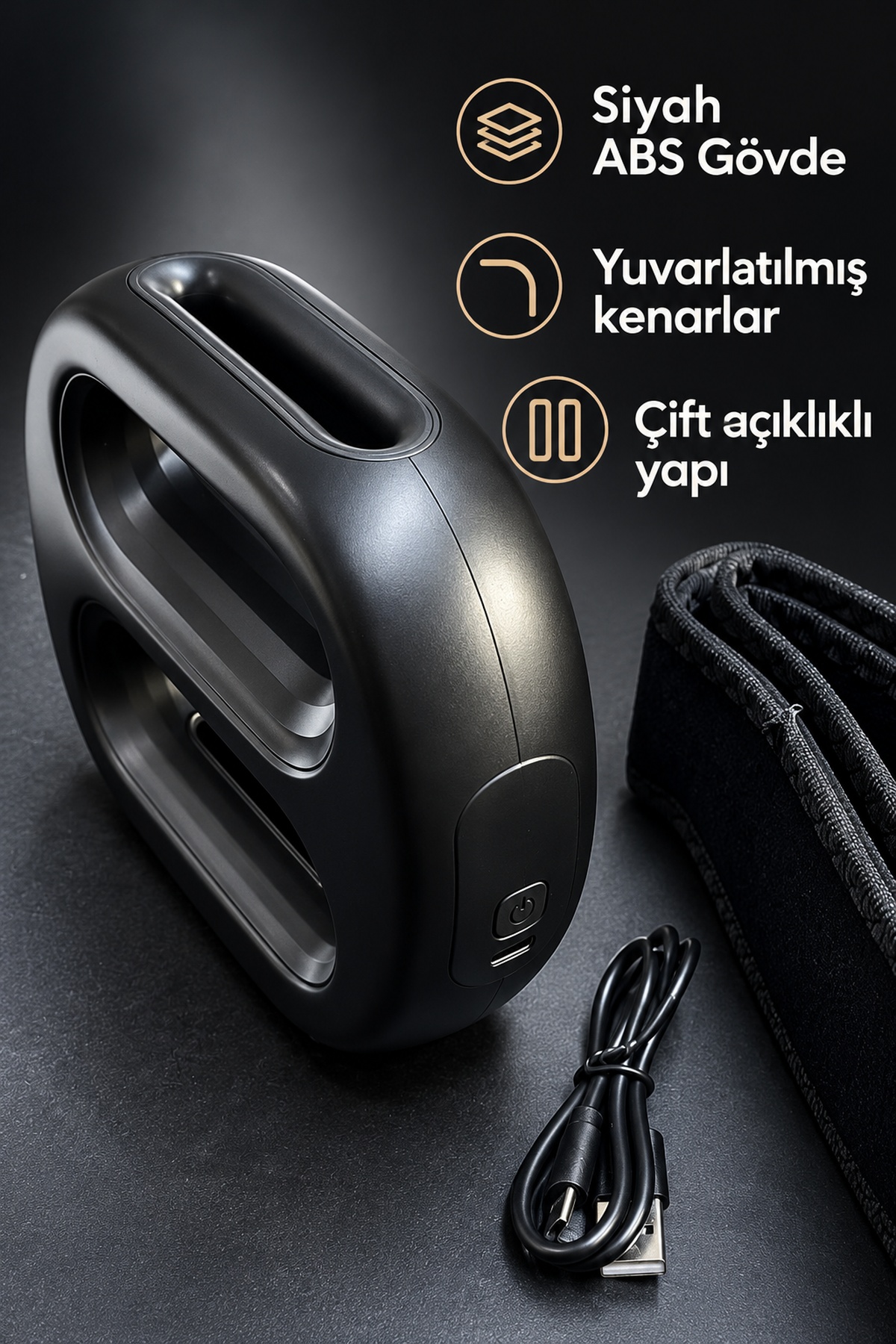 Isıtmalı ve Titreşimli Şarjlı Kemerli Masaj Aleti