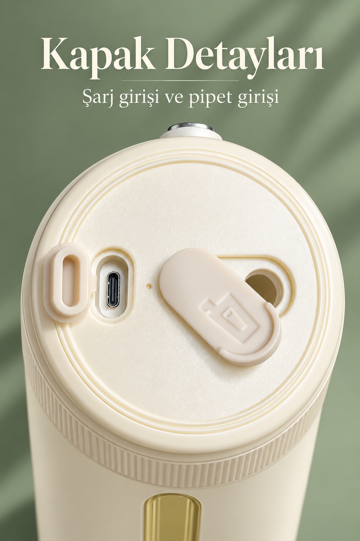 Düğme Kontrollü Şarjlı Meyve Blenderı 350 ml