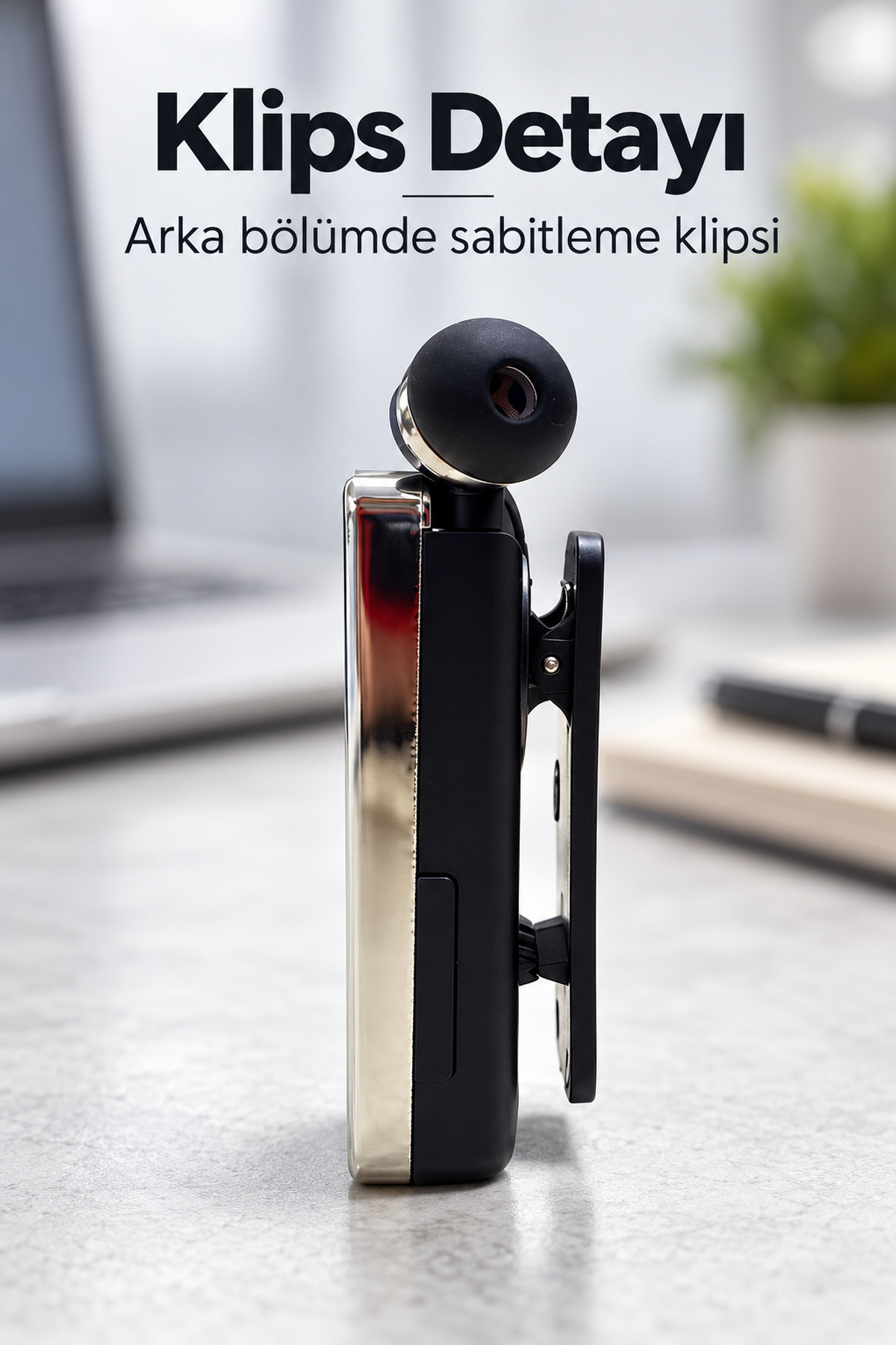 Müzik ve Görüşme İçin Dijital Ekranlı Bluetooth Kulaklık