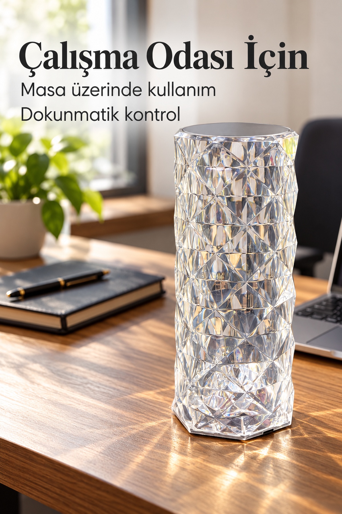 Şarjlı Masa Lambası Üç Kademeli Parlaklık Ayarlı