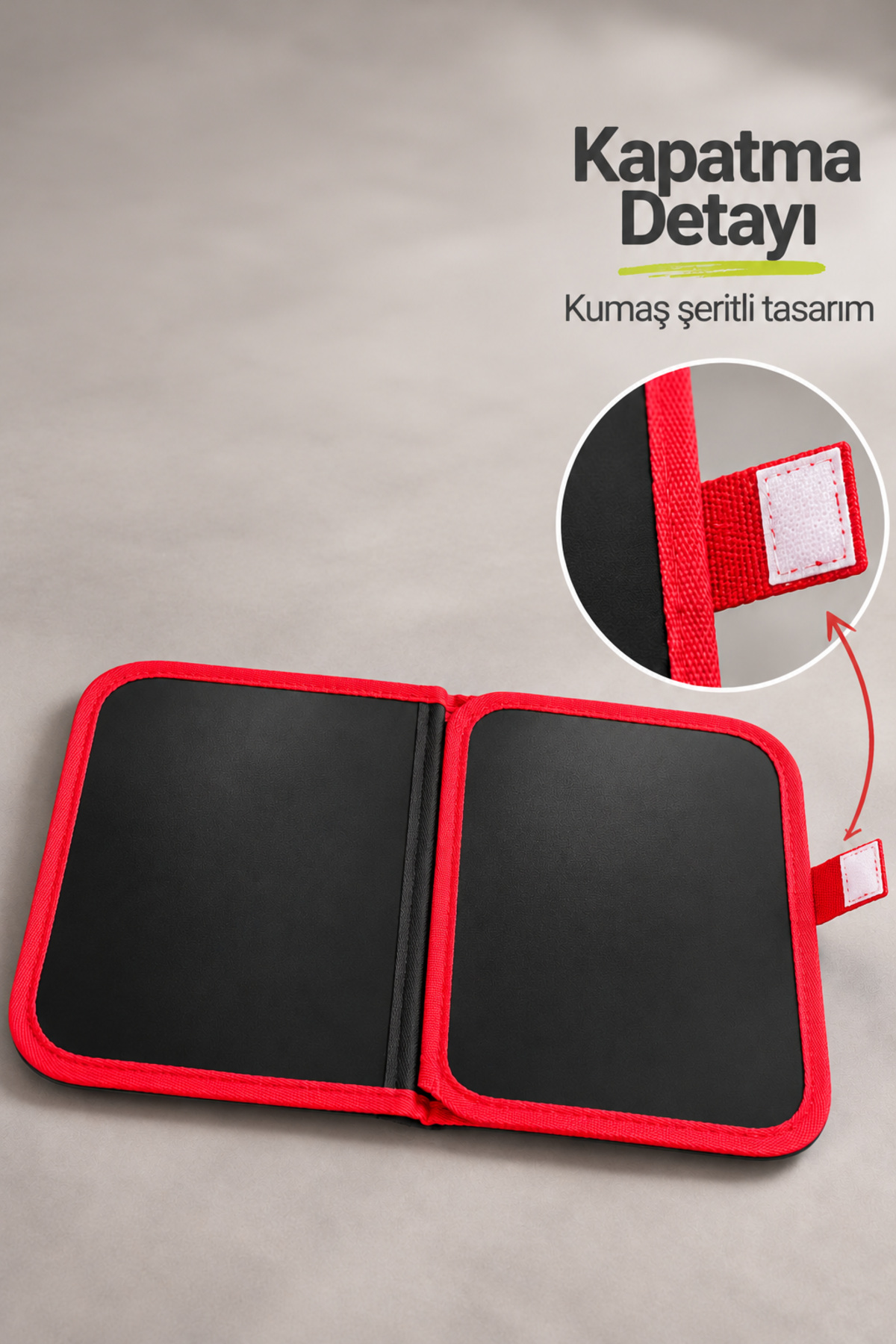 Çizim Kitabı Kırmızı Kenarlı Siyah Çizim Yüzeyli