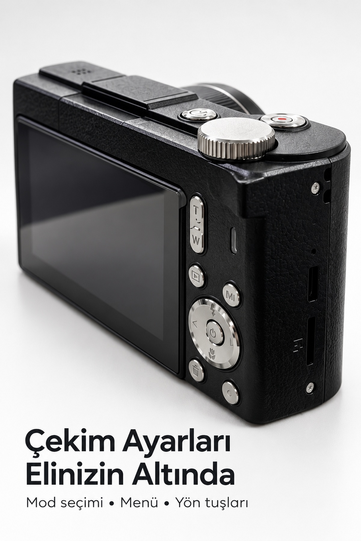 Otomatik Odaklamalı Dijital Fotoğraf Makinesi 4K Video ve Fotoğraf Çekimi