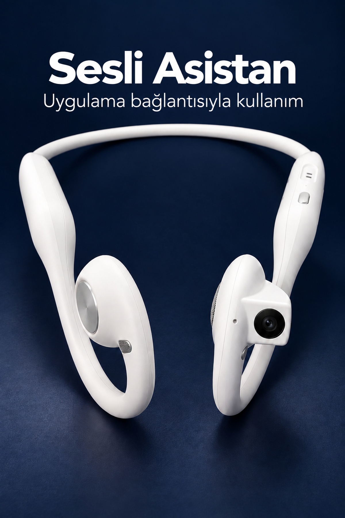 Açık Kulak Tasarımlı Kablosuz Kulaklık Dahili Kameralı