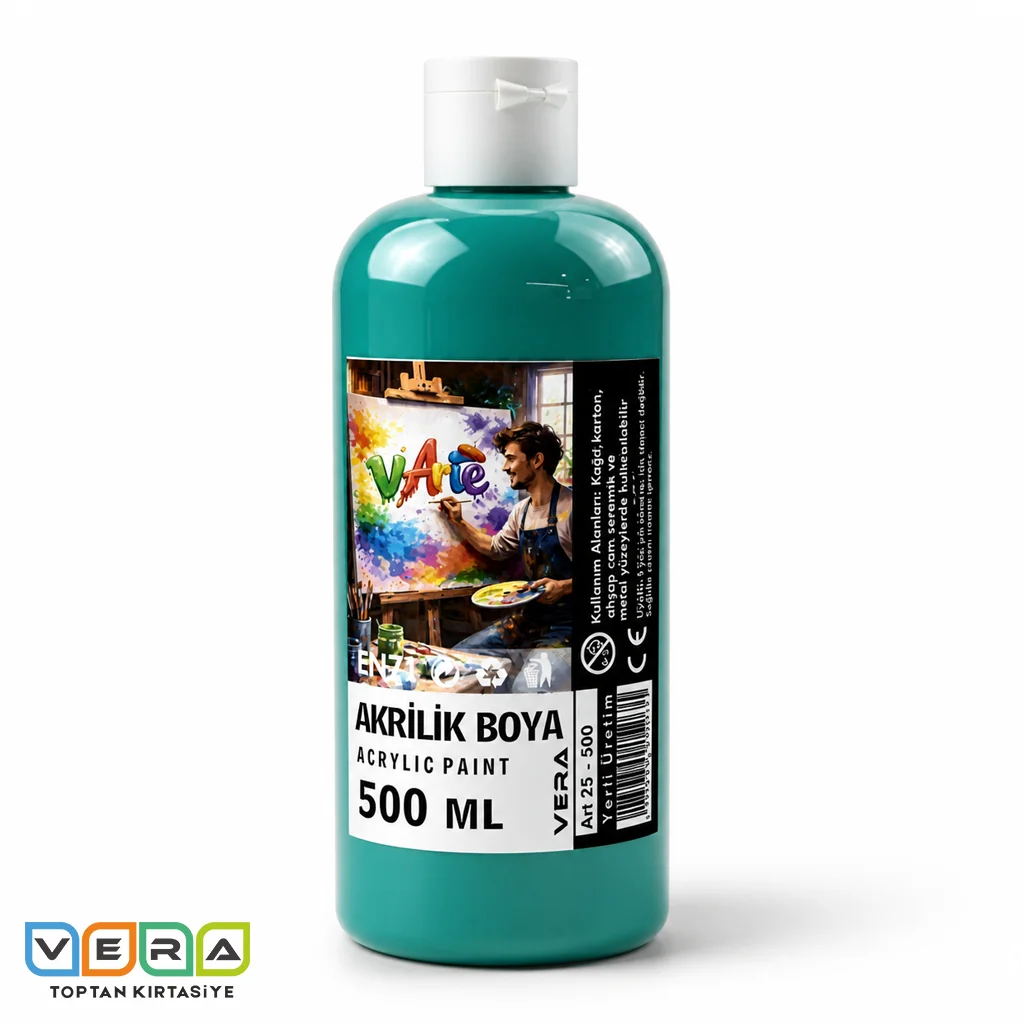 vArte 500 Gr Yeşil Akrilik Boya