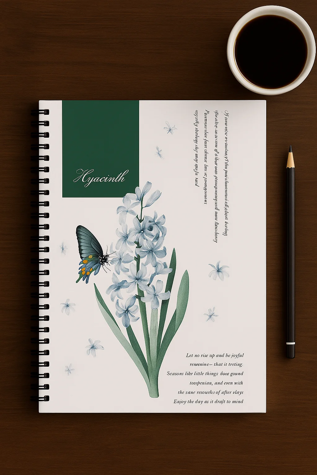 Dilman Botanik Serisi 17x24 60 Yaprak Çizgili Defter