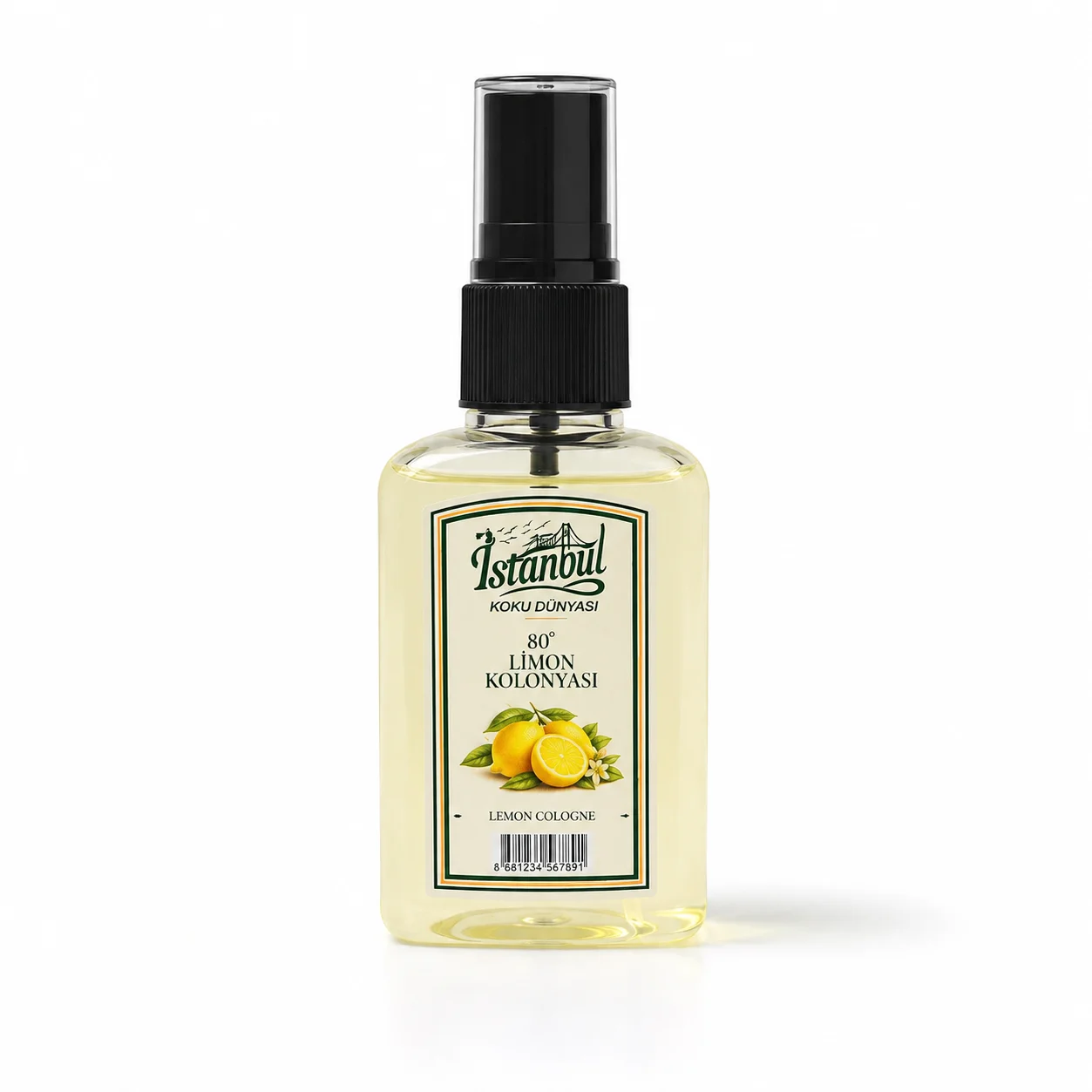 İstanbul Koku Dünyası 100 ML Spreyli Limon Kolonyası