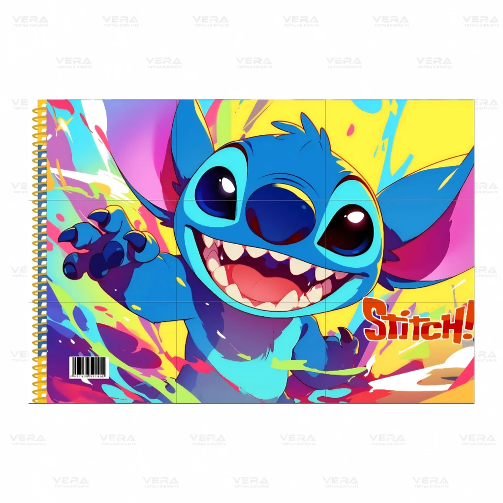 25x35 StitCH Spiralli 15 Yaprak Resim Defteri