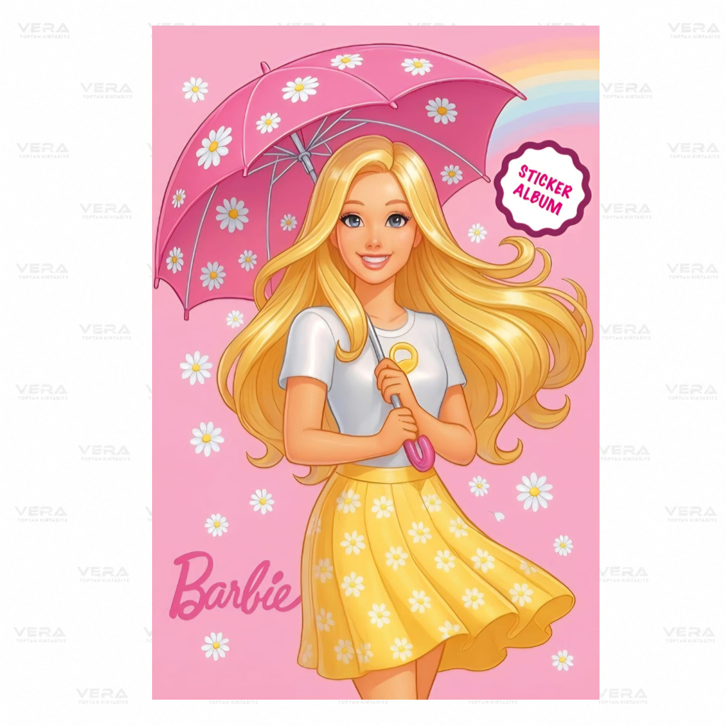 Barbie 17x24 16 Sayfa Sticker Albüm