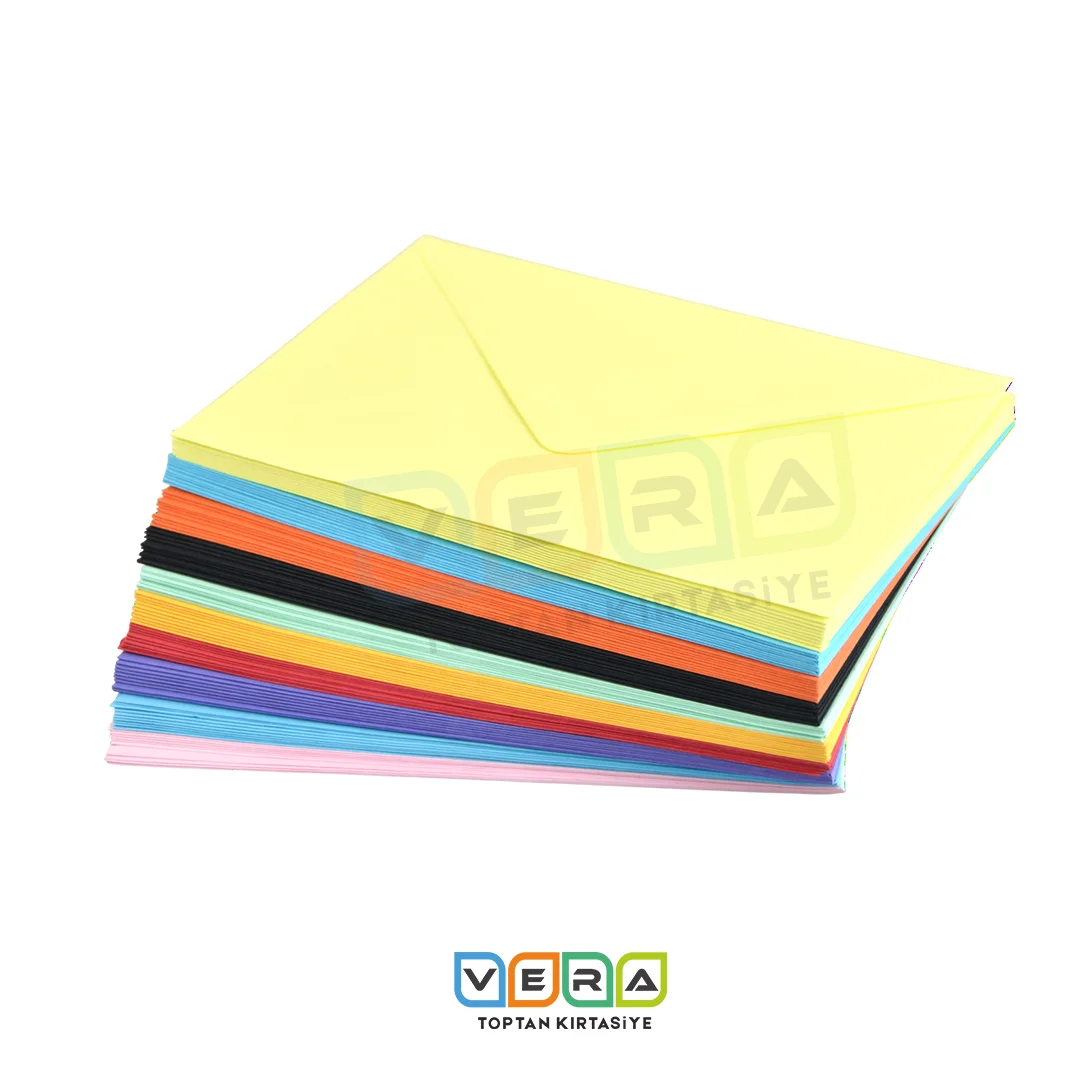 13x18cm 5 Renk 100'lü Mektup zarfı