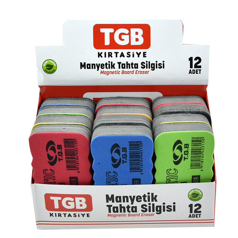 TGB Manyetik Tahta Silgisi 12 li Stant