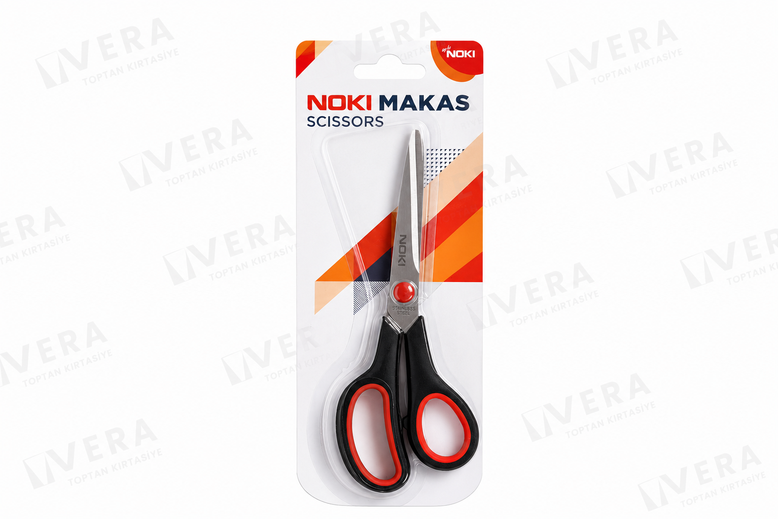 Noki 5.5 inç 19.5 cm 6007 Ofis Makası Paket içi 12 Adet