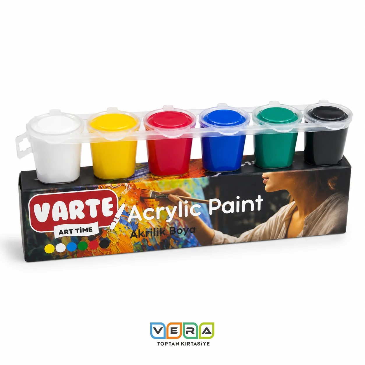 Varte 25ml 6 Renk Akrilik Boya