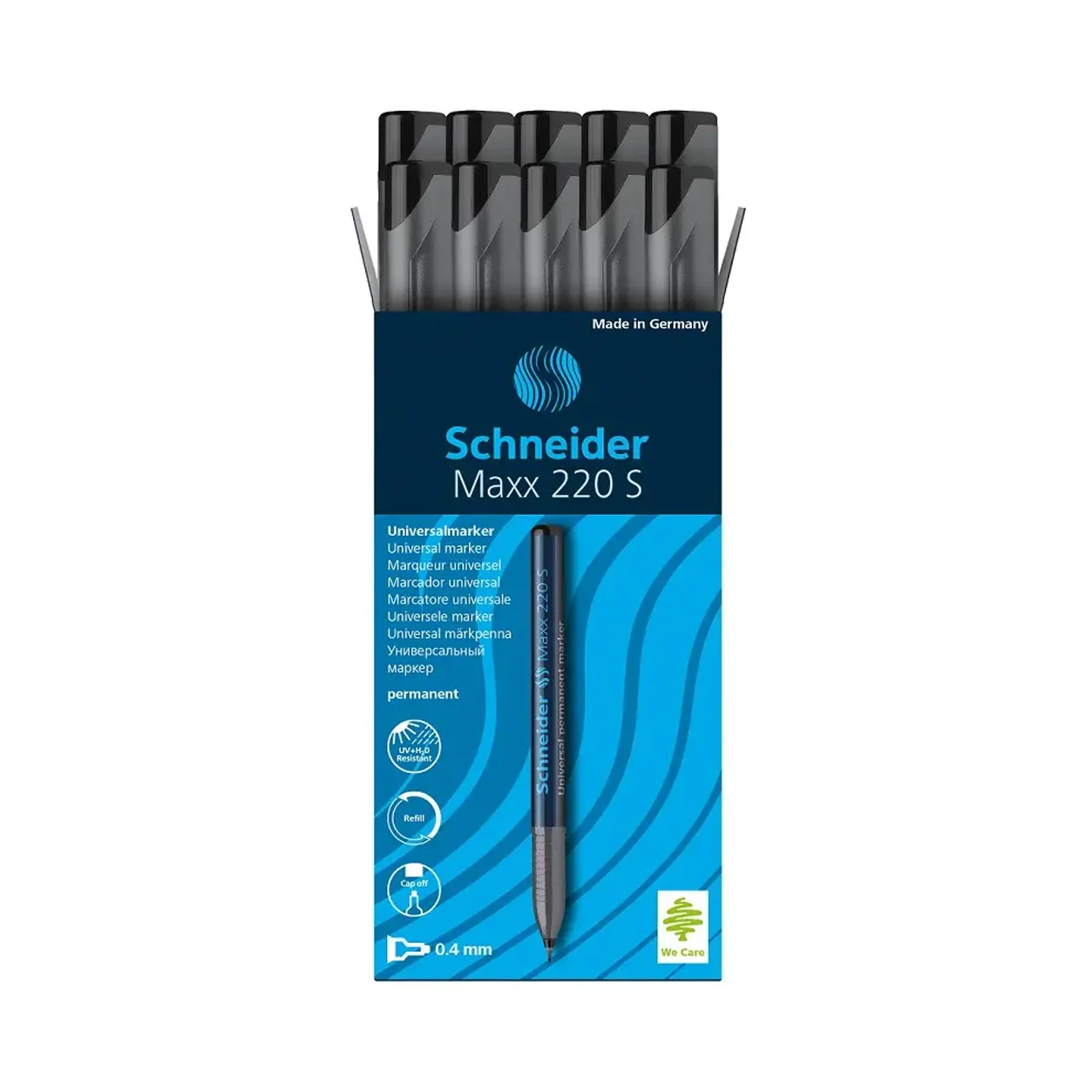 Schneider Maxx 224 S Asetat Kalemi 1.0 mm Siyah