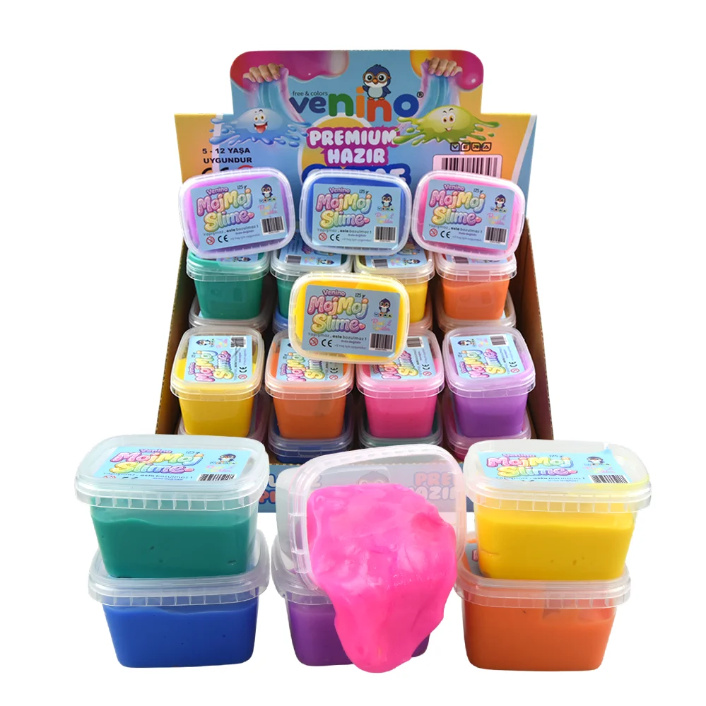 Venino 125 Gr Pastel Moj Moj Slime - Hazır Slime 24 lü Stant
