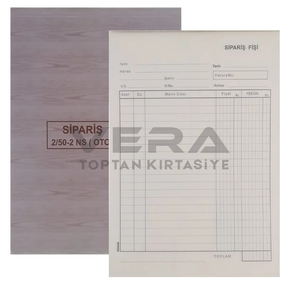 Dilman Otokopili 2/50 Sipariş Fişi 12'li Paket