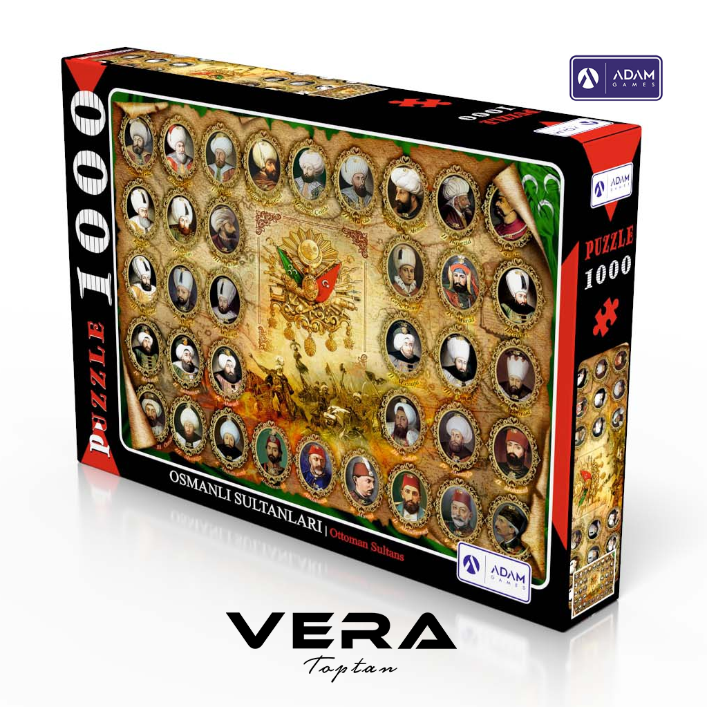 Osmanlı Sultanları 1000 Parça Puzzle