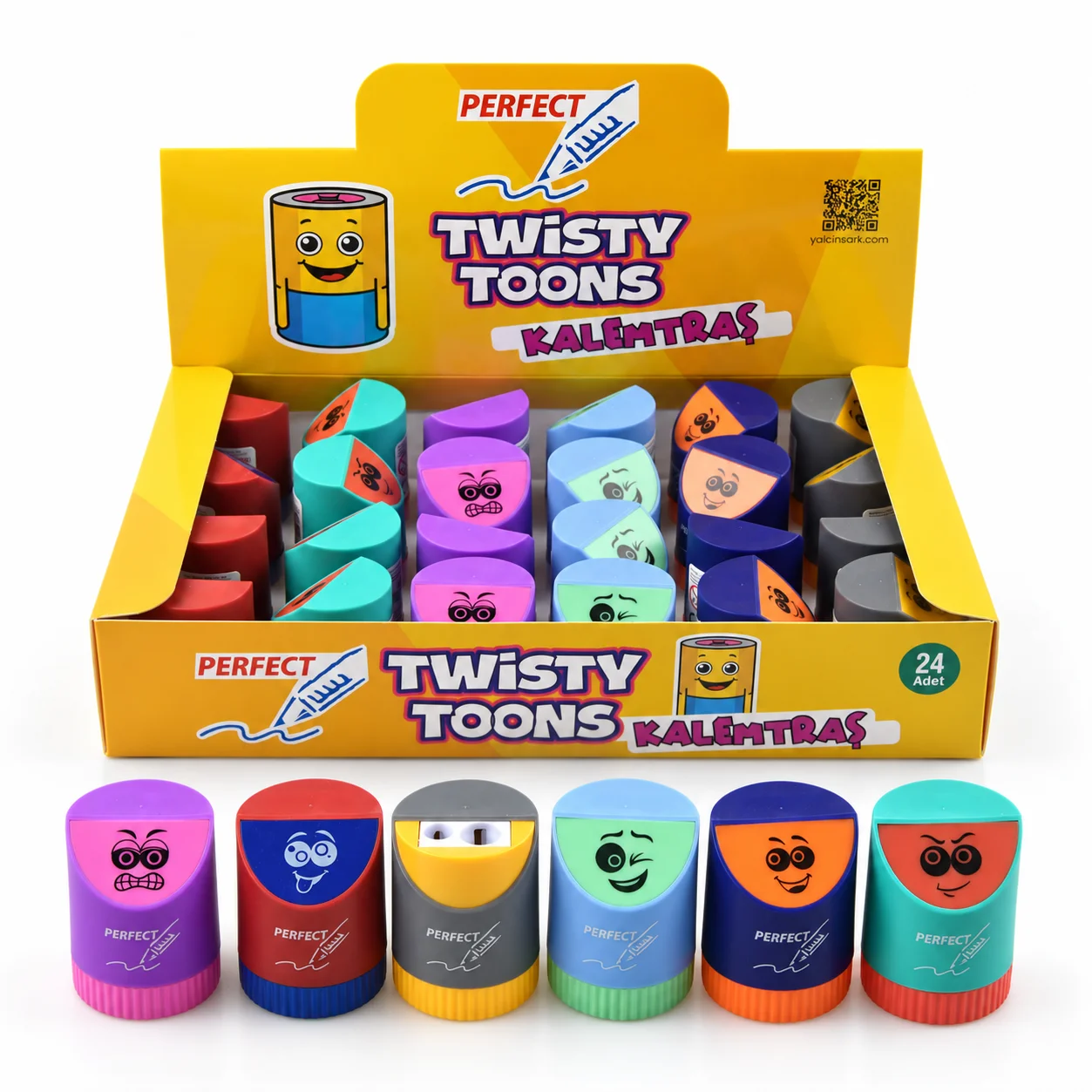 Twisty Toons Çift Bıçaklı Kalemtraş