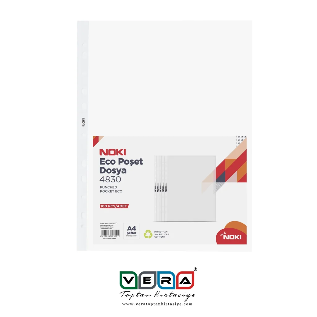 Noki Eco Poşet Dosya 100'lü Paket