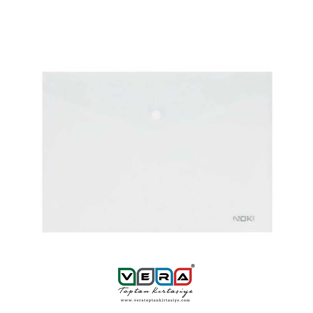 Noki A4 Şeffaf Çıt Çıt Dosya 12'li Paket