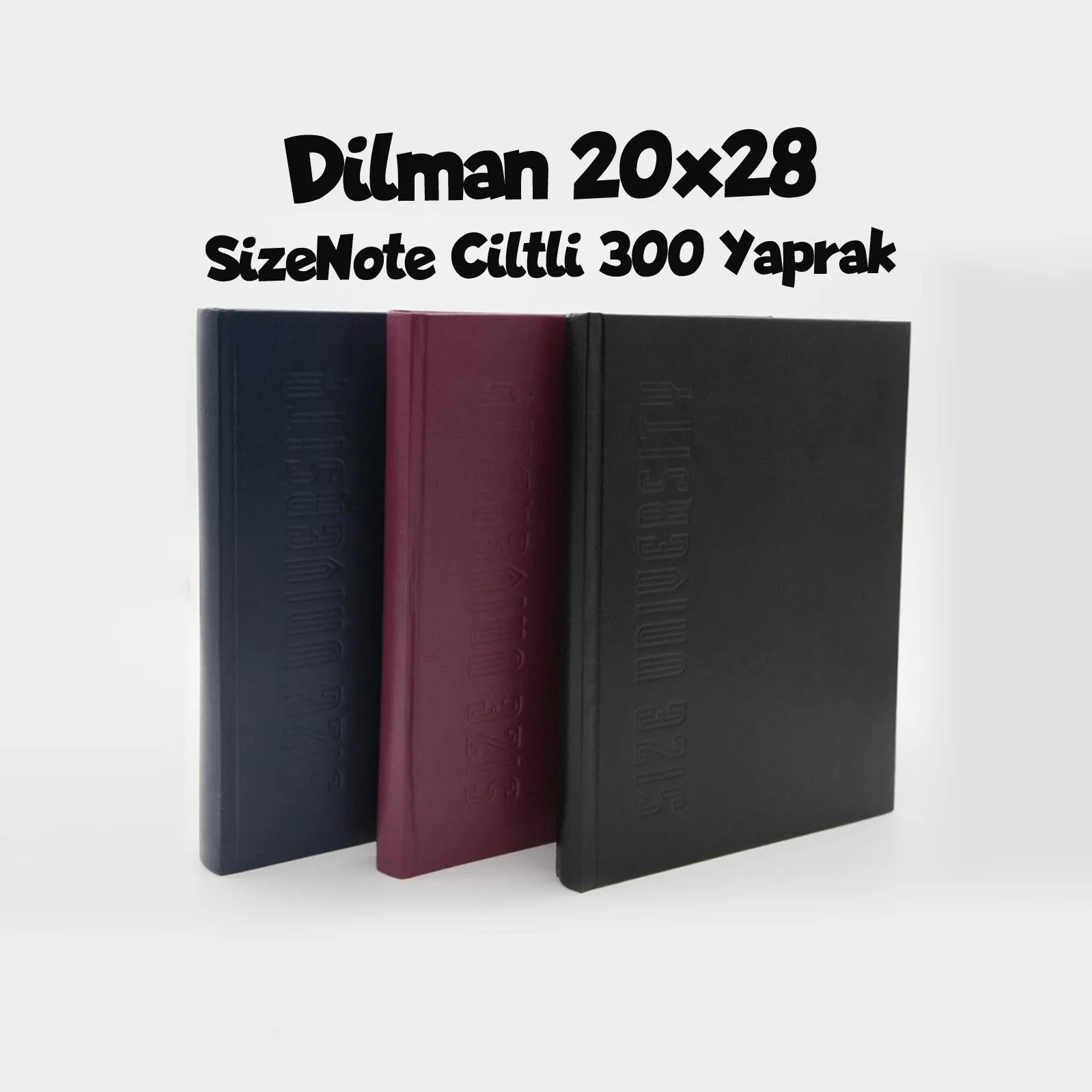 Dilman 20x28 Düz Size Note Ciltli 300 Yaprak
