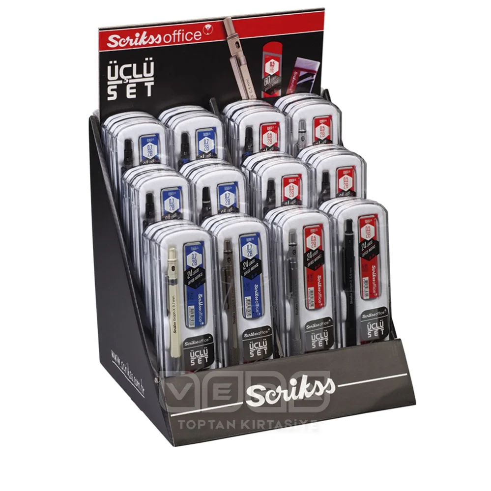 Scrikss Graph-x Color 3 Lü Set Premium Kalite