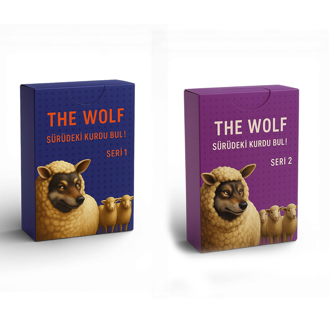 The Wolf | Sürüdeki Kurdu Bul 24'lü Paket Kart Oyunu