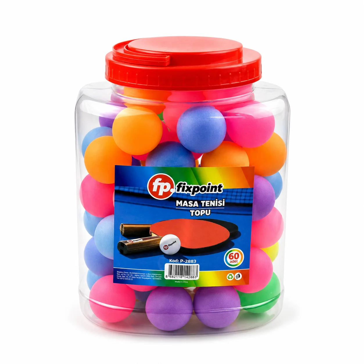 Pinpon Topu 60 lı Paket