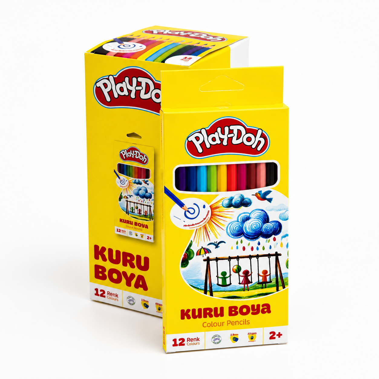 Playdoh 12 Renk Kuru Boya