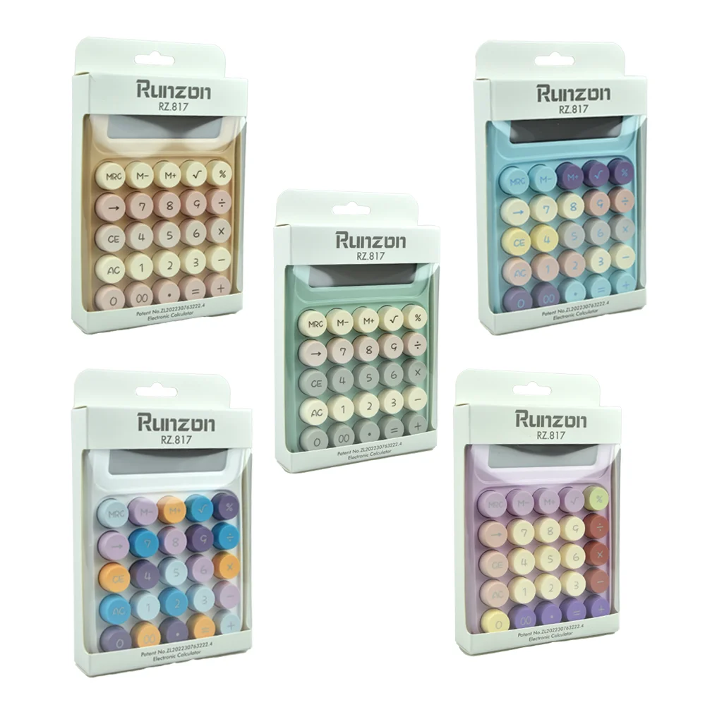 RUNZON DUBLE HESAP MAKİNASI MOR