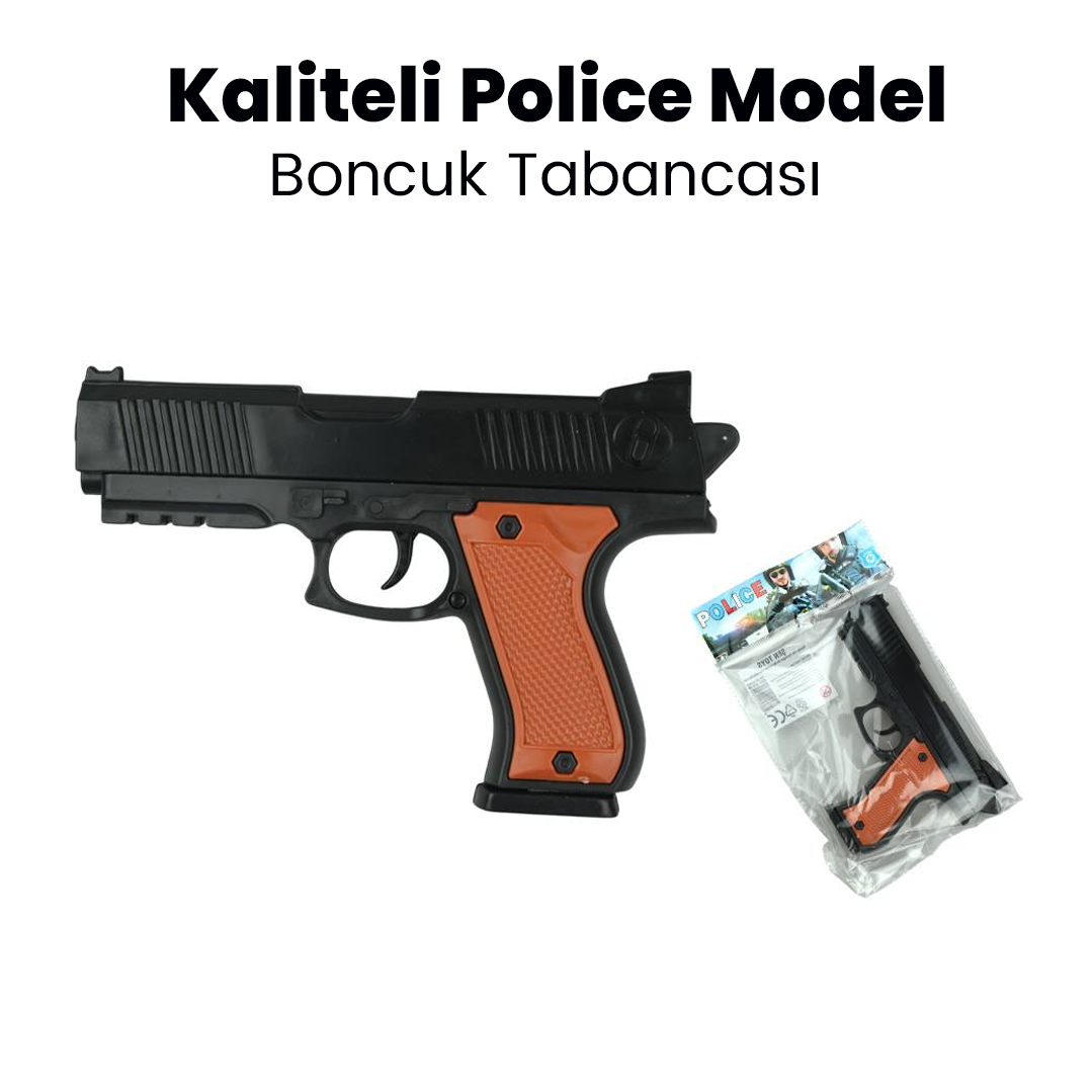 Police Model Kaliteli Boncuk Tabancası