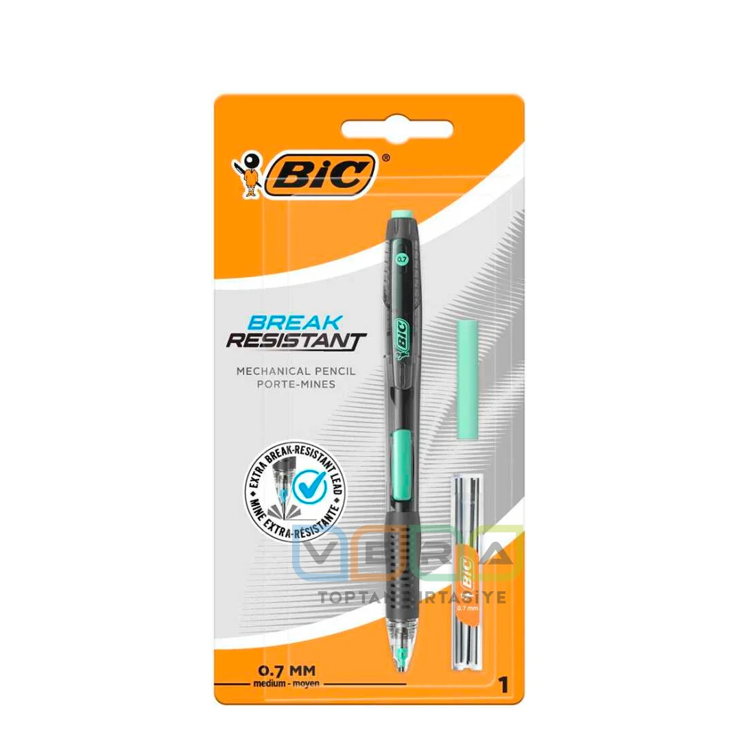 Bic Break Resistant 07 Versatil Kalem + Uç+Silgi Seti