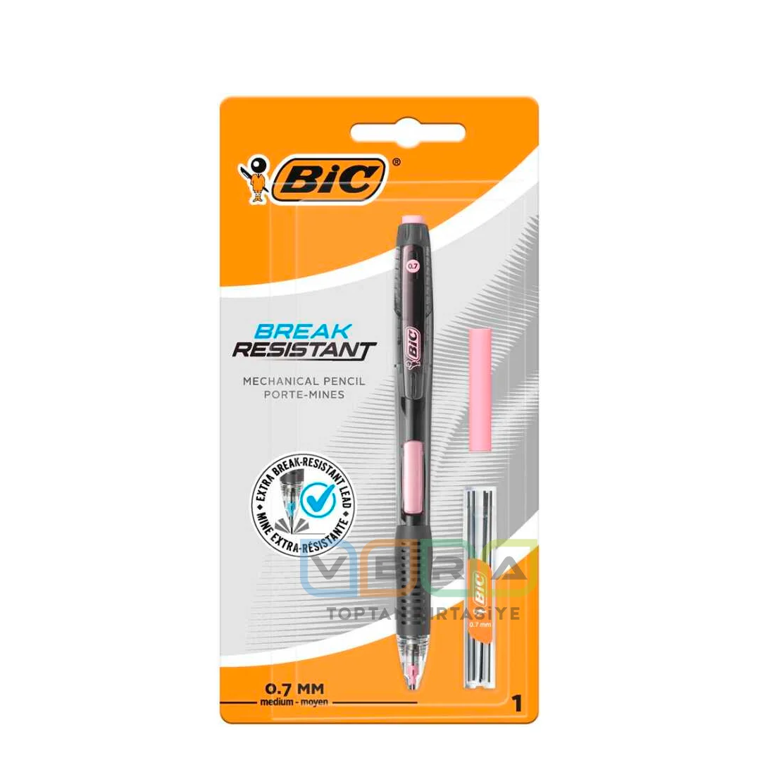 Bic Break Resistant 07 Versatil Kalem + Uç+Silgi Seti