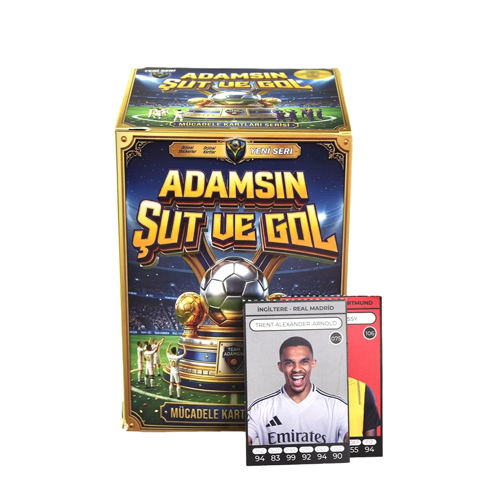 Adamsın Şut ve Gol Güncel Futbolcu Kartları 200 lü