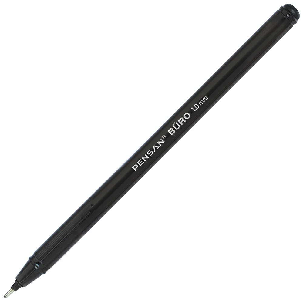 Pensan Büro Tükenmez Kalem 1 mm Siyah 50'li kutu