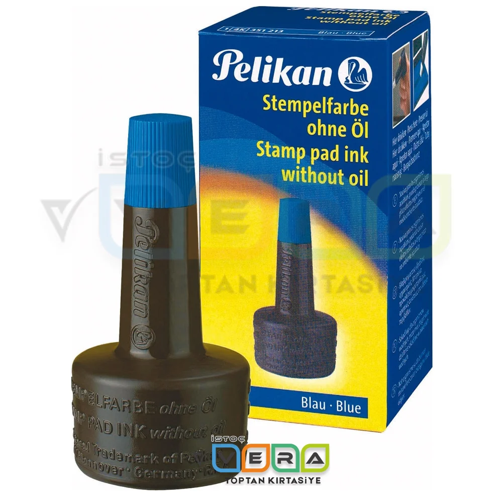 PELİKAN ISTAMPA MÜREKKEBİ MAVİ 30 CC