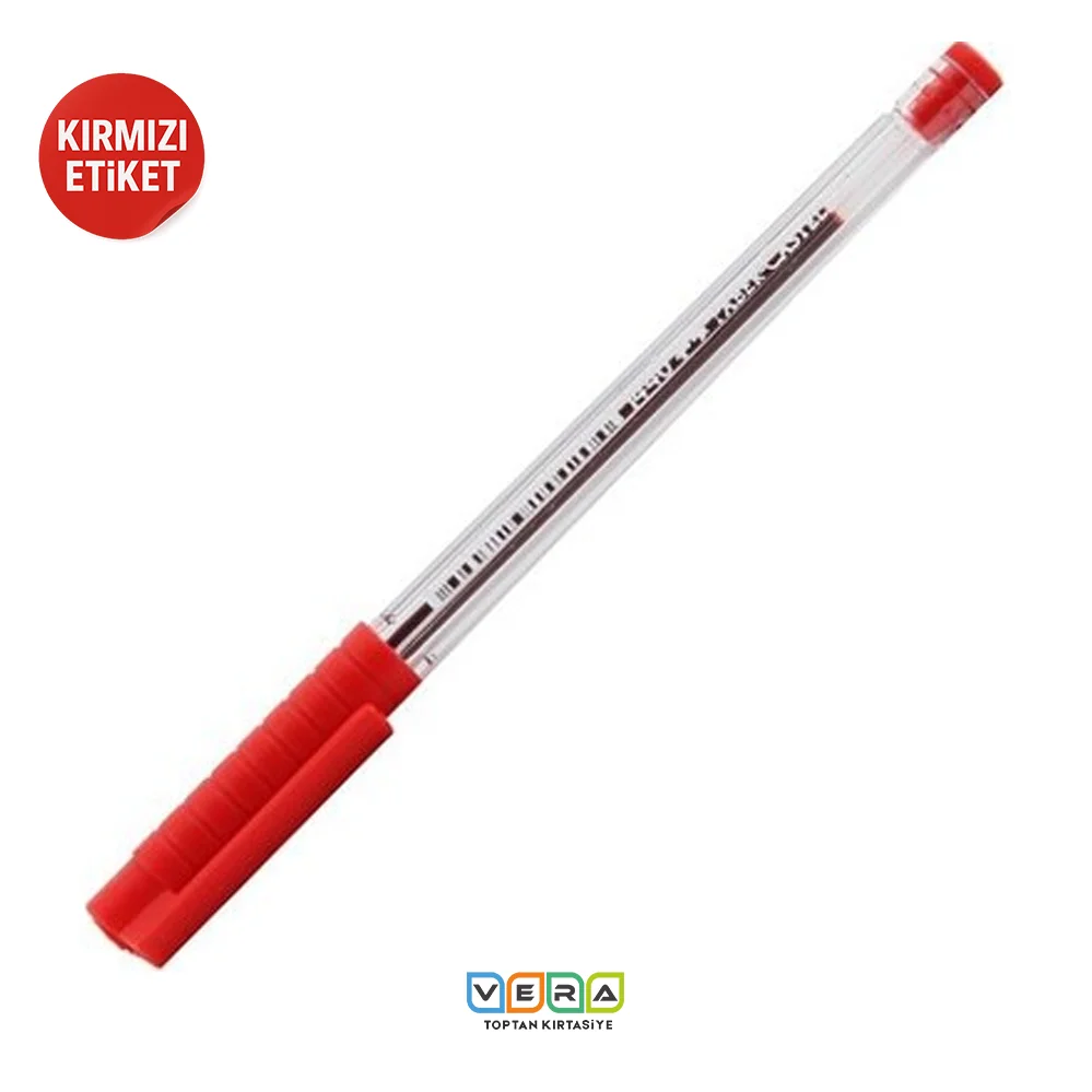 Faber Castell 1430 0.7 mm İğne Uçlu Kırmızı Tükenmez Kalem