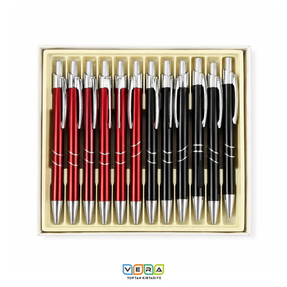 ZHX-8007 Eko Metal Mavi Tükenmez Kalem