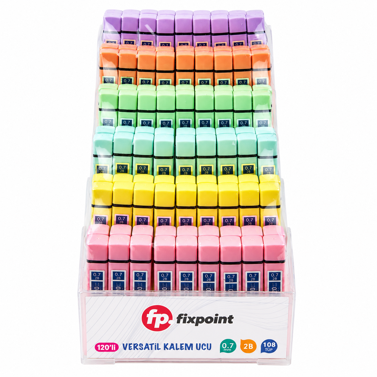 Fixpoint 120'li 07 Uç Pastel Renkler