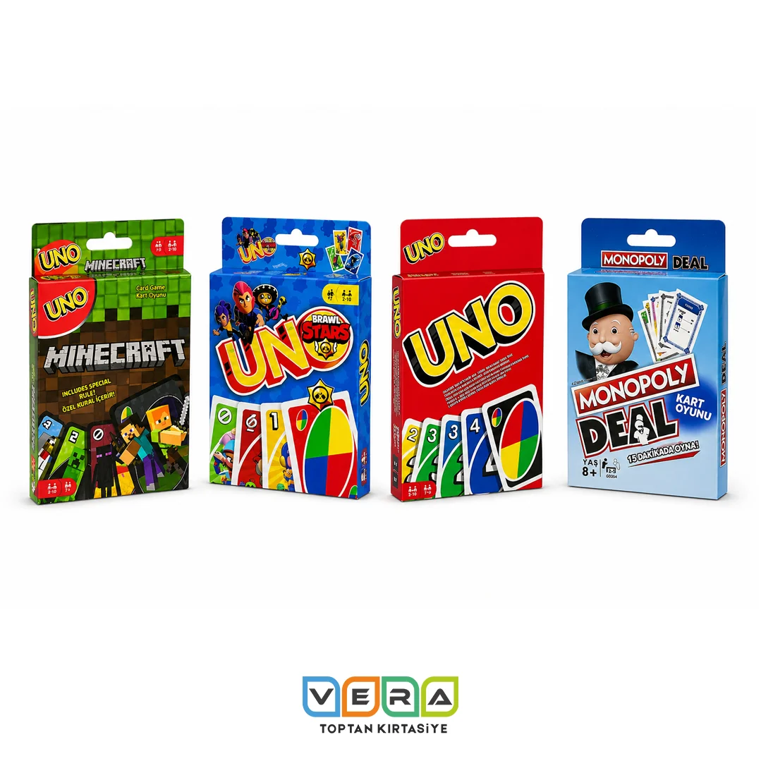 4 Model Karakterli Kart Oyunu 48 li karışık paket
