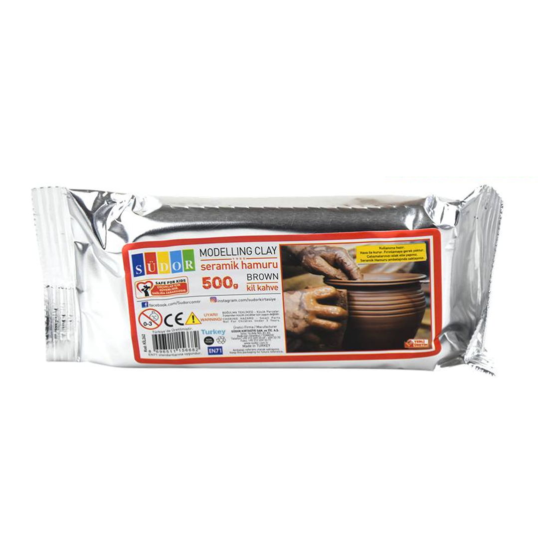 Südor 500 Gr Kahverengi Seramik Hamuru Kil