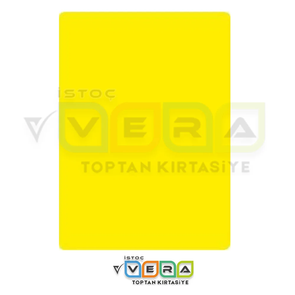 50x70 160 GR 100'lü Hamurundan Boyalı SARI Fon Kartonu