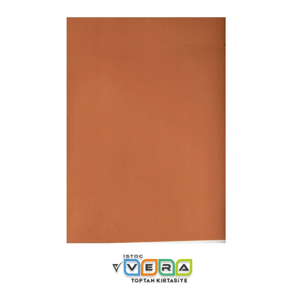 50x70 160 GR 100'lü Hamurundan Boyalı KAHVERENGİ FON Kartonu
