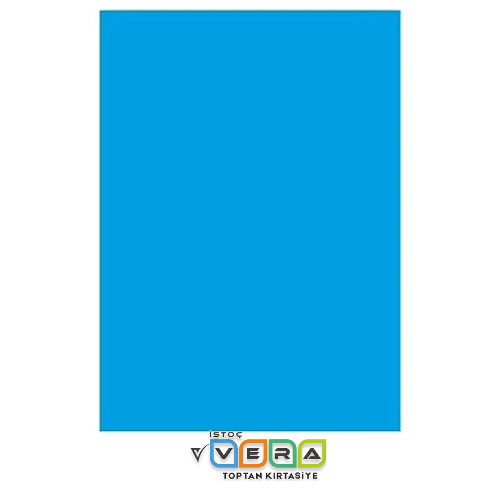 50x70 160 GR 100'lü Hamurundan Boyalı MAVİ FON Kartonu