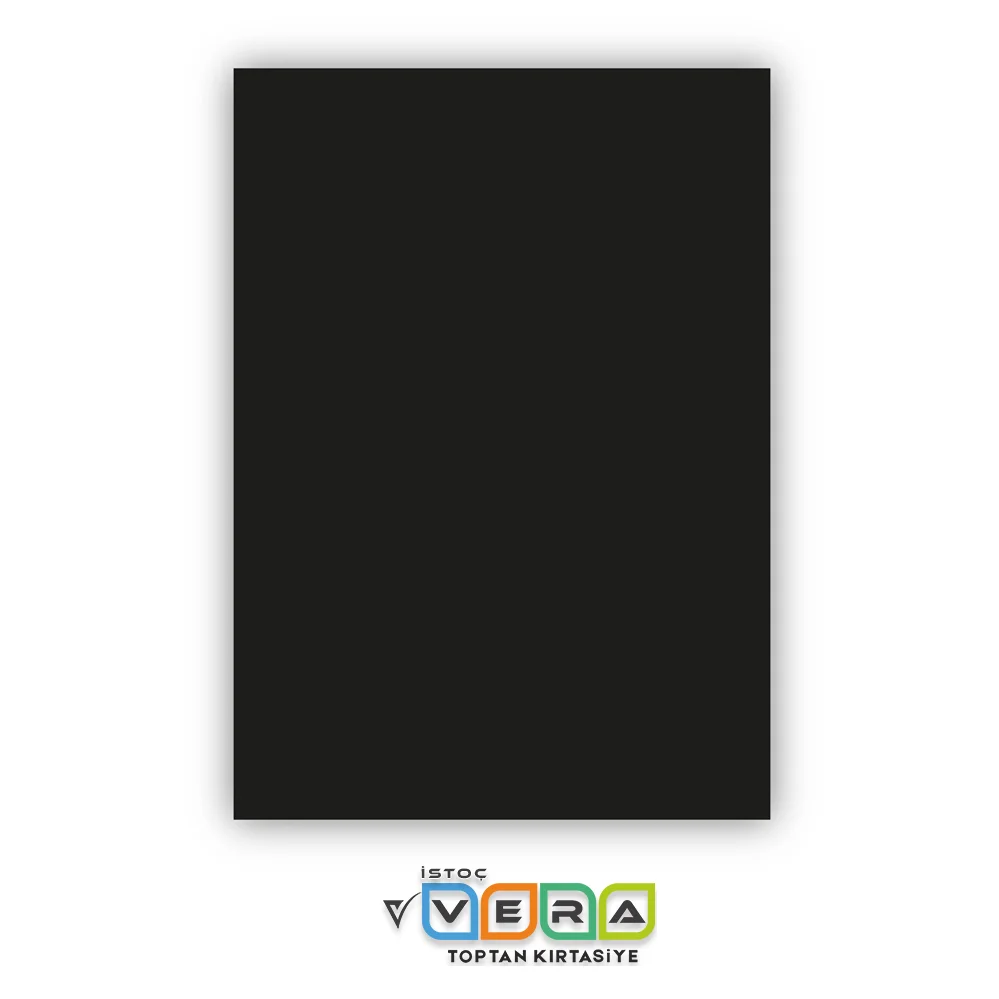 50x70 160 GR 100'lü Hamurundan Boyalı SİYAH FON Kartonu